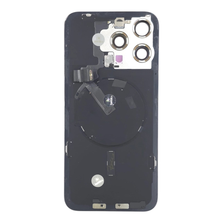 Capac spate iPhone 15 Pro Max, Blue Titanium - Grade A (Original SWAP) - include blit si încarcare wireless [1]