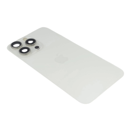 Capac spate iPhone 15 Pro Max, White Titanium - Grade A (Original SWAP) - include blit si încarcare wireless [2]