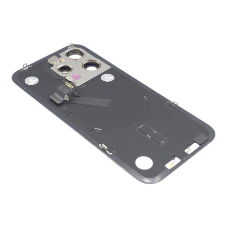 Capac spate iPhone 15 Pro, Natural Titanium - Grade B (Original SWAP) - include blit si incarcare wireless [3]