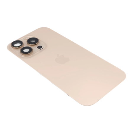 Capac spate iPhone 16 Pro, Desert Titanium (Auriu) - Grade A (Original SWAP) - include blit si încarcare wireless [2]