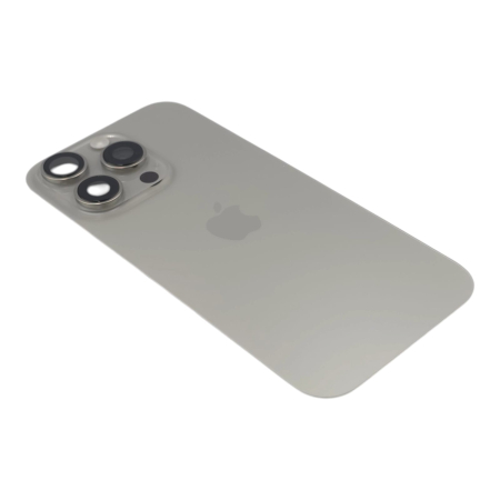 Capac spate iPhone 16 Pro, Natural Titanium - Grade A (Original SWAP) - include blit si încarcare wireless [2]