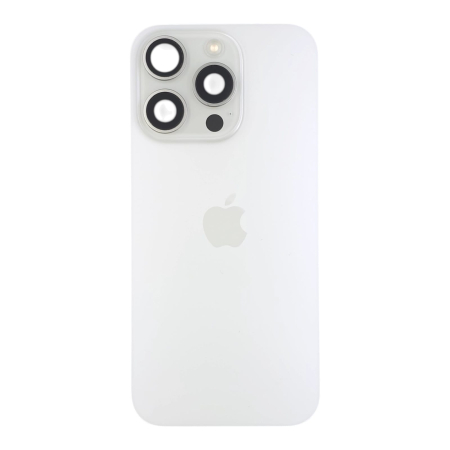 Piese din dezmembrari (SWAP) - Capac spate iPhone 16 Pro, White Titanium - Grade A (Original SWAP) - include blit si încarcare wireless