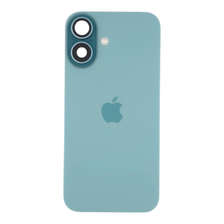 Piese din dezmembrari (SWAP) - Capac spate iPhone 16, Teal (Verde) - Grade A (Original SWAP) - include blit si încarcare wireless