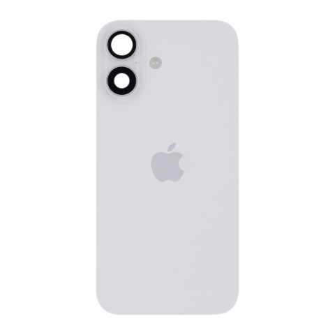 Piese din dezmembrari (SWAP) - Capac spate iPhone 16, White - Grade A (Original SWAP) - include blit si incarcare wireless