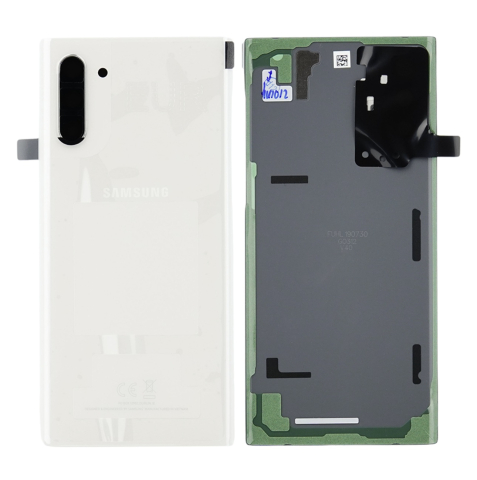 Carcase si capace - Capac spate Samsung Galaxy Note 10 (N970), Alb / Aura White (Original Service Pack)