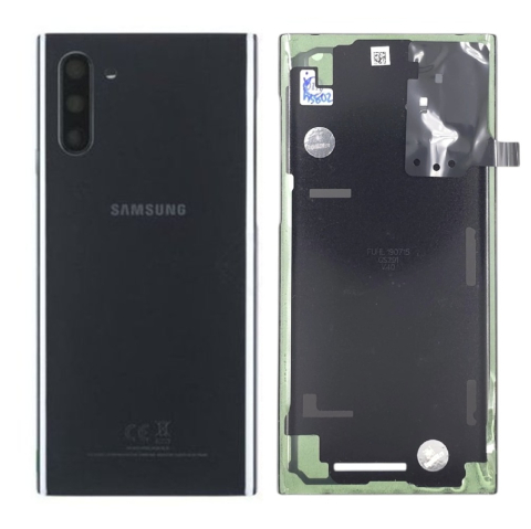 Carcase si capace - Capac spate Samsung Galaxy Note 10 (N970), Negru / Aura Black (Original Service Pack)