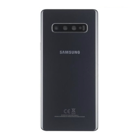 Carcase si capace - Capac spate Samsung Galaxy S10 Plus (G975), Negru / Prism Black (Original Service Pack)