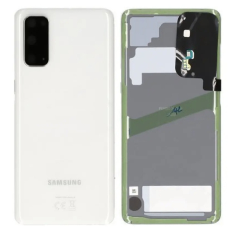 Carcase si capace - Capac spate Samsung Galaxy S20 (G980/ G981), Alb / Cloud White (Original Service Pack)
