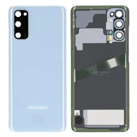 Carcase si capace - Capac spate Samsung Galaxy S20 (G980/ G981), Albastru / Cloud Blue (Original Service Pack)
