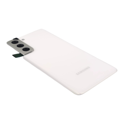 Capac spate Samsung Galaxy S21 5G (G991), Alb / Phantom White (Original Service Pack) [2]