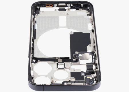 Carcasa mijloc iPhone 15 Pro, Black Titanium – Grade A (Original SWAP) [3]