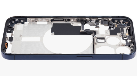 Carcasa mijloc iPhone 15 Pro, Blue Titanium – Grade A (Original SWAP) [5]