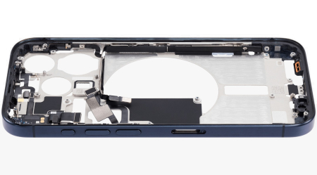 Carcasa mijloc iPhone 15 Pro, Blue Titanium – Grade A (Original SWAP) [4]