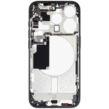 Piese din dezmembrari (SWAP) - Carcasa mijloc iPhone 15 Pro, Blue Titanium – Grade A (Original SWAP)