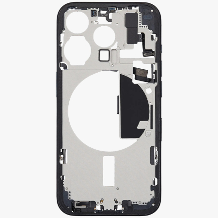 Carcasa mijloc iPhone 15 Pro, Blue Titanium – Grade A (Original SWAP) [1]