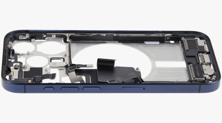 Carcasa mijloc iPhone 15 Pro, Blue Titanium – Grade A (Original SWAP) [3]