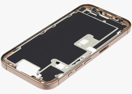 Carcasa mijloc iPhone 16 Pro, Desert Titanium – Grade A (Original SWAP) [3]