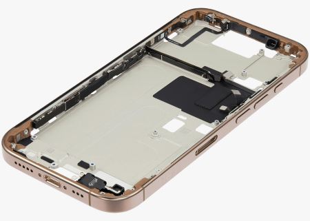 Carcasa mijloc iPhone 16 Pro, Desert Titanium – Grade A (Original SWAP) [2]