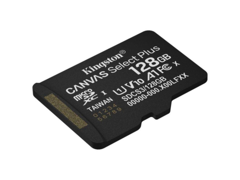 Card de memorie MicroSDXC 128GB Kingston Canvas Select Plus, Clasa 10, standard UHS-I U1 [2]
