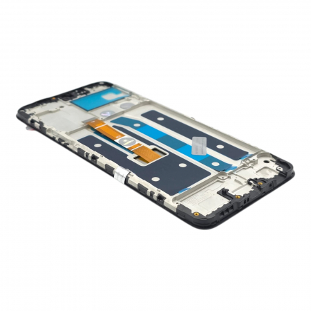 Display compatibil LG K52, Negru - Cu rama [1]