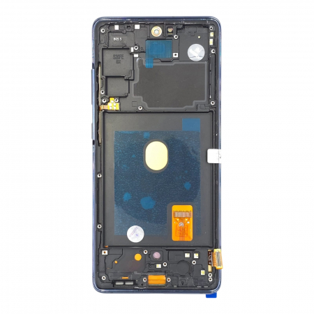 seria S - Display compatibil Samsung S20 FE 4G / 5G (G780/ G781), Dark Blue, OLED - Cu rama