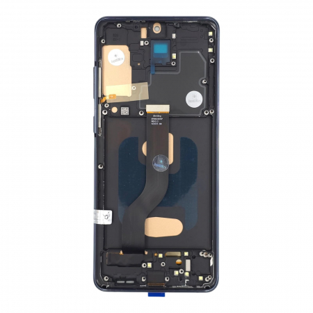 seria S - Display compatibil Samsung S20 Plus 4G/ 5G (G985/ G986) Negru, INCELL - Cu rama