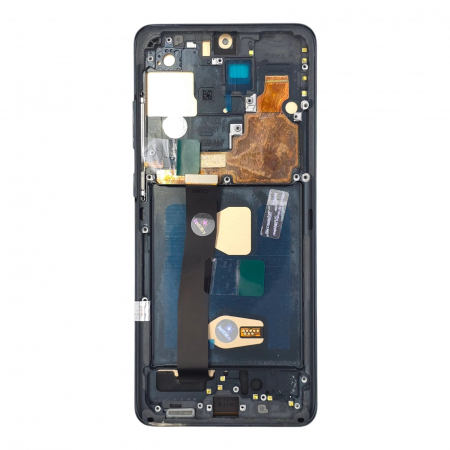 seria S - Display compatibil Samsung S20 Ultra (G988), Negru, INCELL - Cu rama