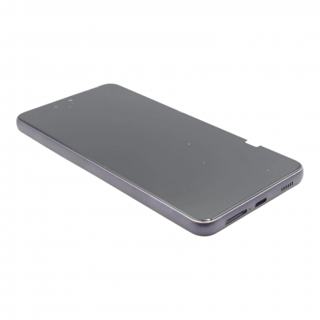 Display compatibil Samsung S21 FE (G990), Negru, INCELL - Cu rama [2]