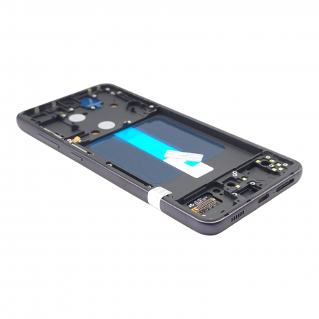 Display compatibil Samsung S21 FE (G990), Negru, INCELL - Cu rama [1]