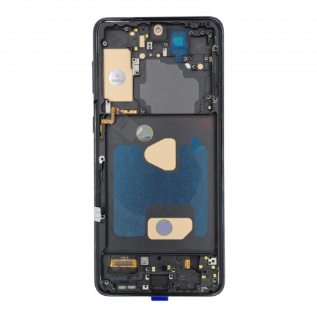 seria S - Display compatibil Samsung S21 Plus (G996), Negru, INCELL - Cu rama