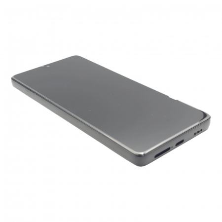 Display compatibil Samsung S21 Ultra (G998), Negru, INCELL - Cu rama [2]