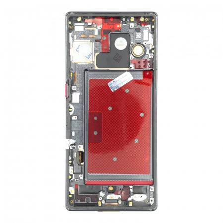 Ecrane Huawei / Honor - Display compatibil Huawei Mate 30 Pro, black, OLED - cu Rama