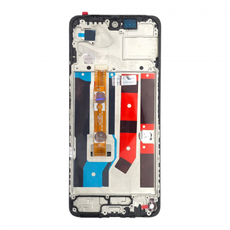 Ecrane Oppo / Realme - Display compatibil Oppo A80, negru - cu Rama