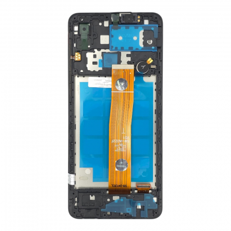 Ecrane Samsung - Display compatibil Samsung A02 (A022), negru - cu Rama