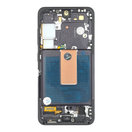 seria S - Display compatibil Samsung S23 5G (S911), Negru, INCELL - Cu rama