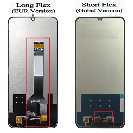 Ecrane Xiaomi / Redmi - Display cu rama Xiaomi Redmi A5 4G, Negru (SHORT FLEX) (Original Service Pack)