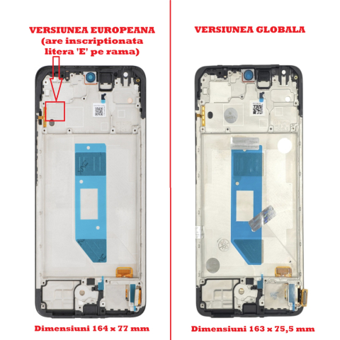 Display cu rama Xiaomi Redmi Note 14 4G (VERSIUNEA EUROPEANA) (Original Service Pack) [3]
