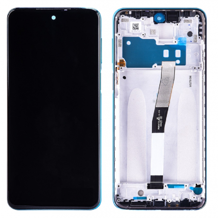 Ecrane Xiaomi / Redmi - Display compatibil Redmi Note 9 Pro / 9S / 9 Pro Max / 10 Lite // Poco M2 Pro, Verde - cu Rama