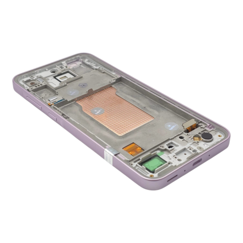 Display cu rama Samsung Galaxy A35 5G (A356), Lilac / Lavender (Original Service Pack) [1]