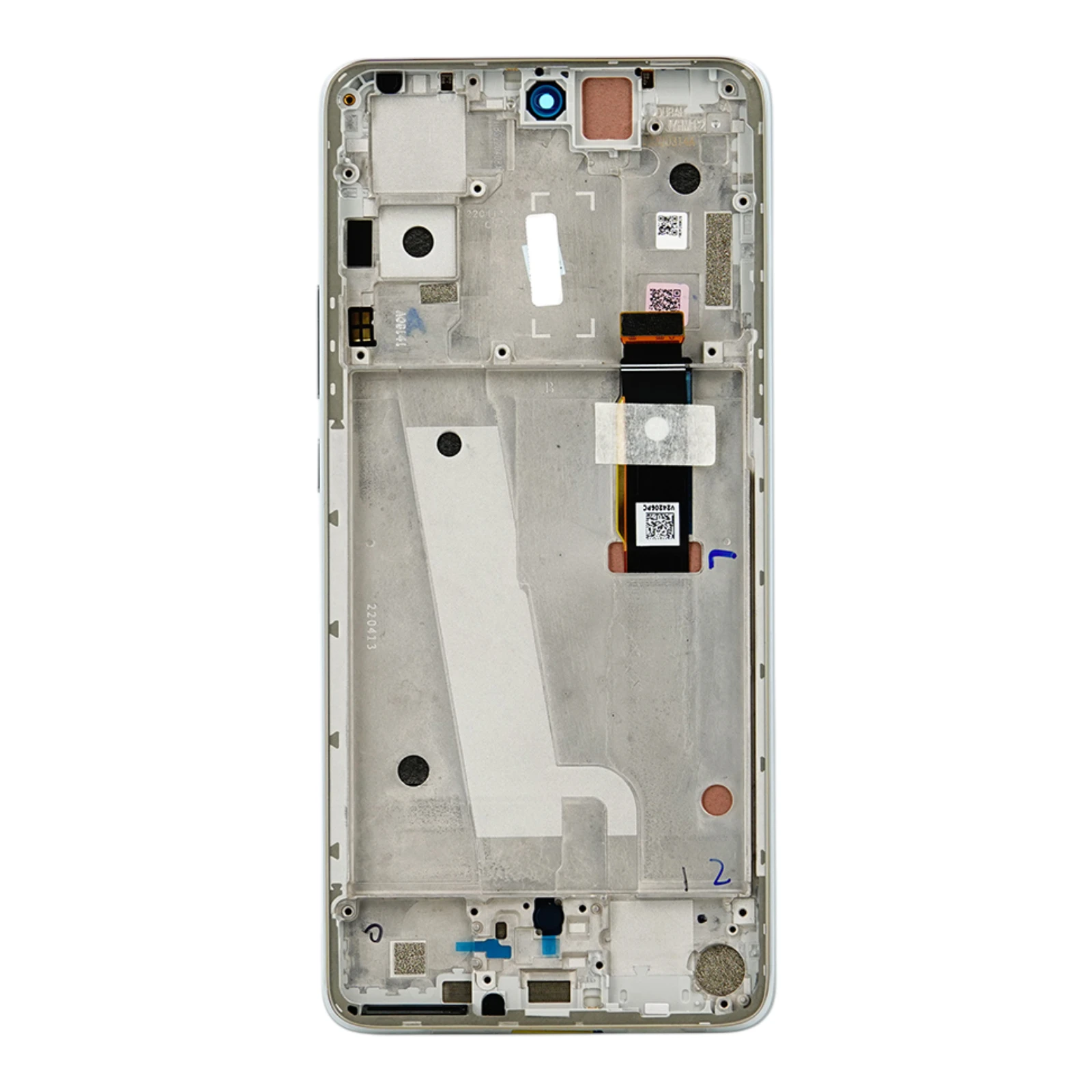 Ecrane Motorola - Display Motorola Edge 30, cu rama, Silver (Original Service Pack)