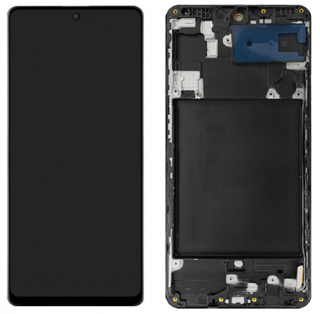Ecrane Samsung - Display compatibil Samsung A71 (A715), INCELL - cu Rama