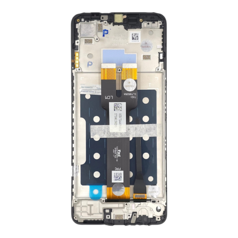 seria A - Display Samsung Galaxy A07 5G (A076) cu rama, Negru (Original Service Pack)
