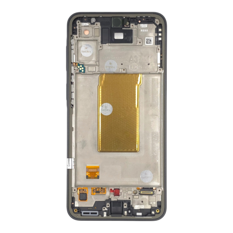 seria A - Display Samsung Galaxy A37 5G (A376) cu rama, Black Charkoal (Original Service Pack)