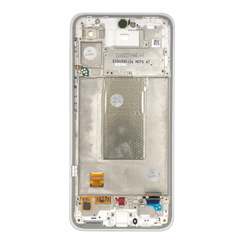 seria A - Display Samsung Galaxy A37 5G (A376) cu rama, White (Original Service Pack)
