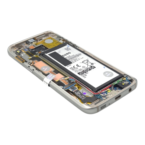 Display Samsung Galaxy S7 (G930) cu rama, Gold (Original Service Pack) [1]