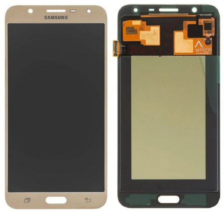 Ecrane Samsung - Ecran display Samsung J7 NXT (J701) /J7 Neo / J7 Core, Gold, (Original Service Pack)