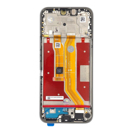 Ecrane Huawei / Honor - Ecran display cu rama Honor 400 Lite, Gri (Velvet Grey) (Original Service Pack)