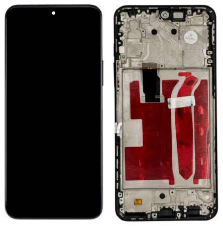 Ecrane Huawei / Honor - Display compatibil Honor X8 (4G) (2022), negru - cu Rama