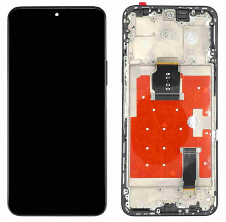 Ecrane Huawei / Honor - Display compatibil Honor X8a (4G) / Honor 90 Lite (5G), black - cu Rama