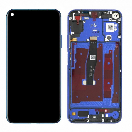 Ecrane Huawei / Honor - Display compatibil Huawei Nova 5T/ Honor 20, Blue - cu Rama